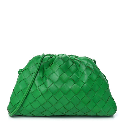 Bottega Veneta Nappa Intrecciato The Mini Pouch Clutch  Parakeet 1 of 8