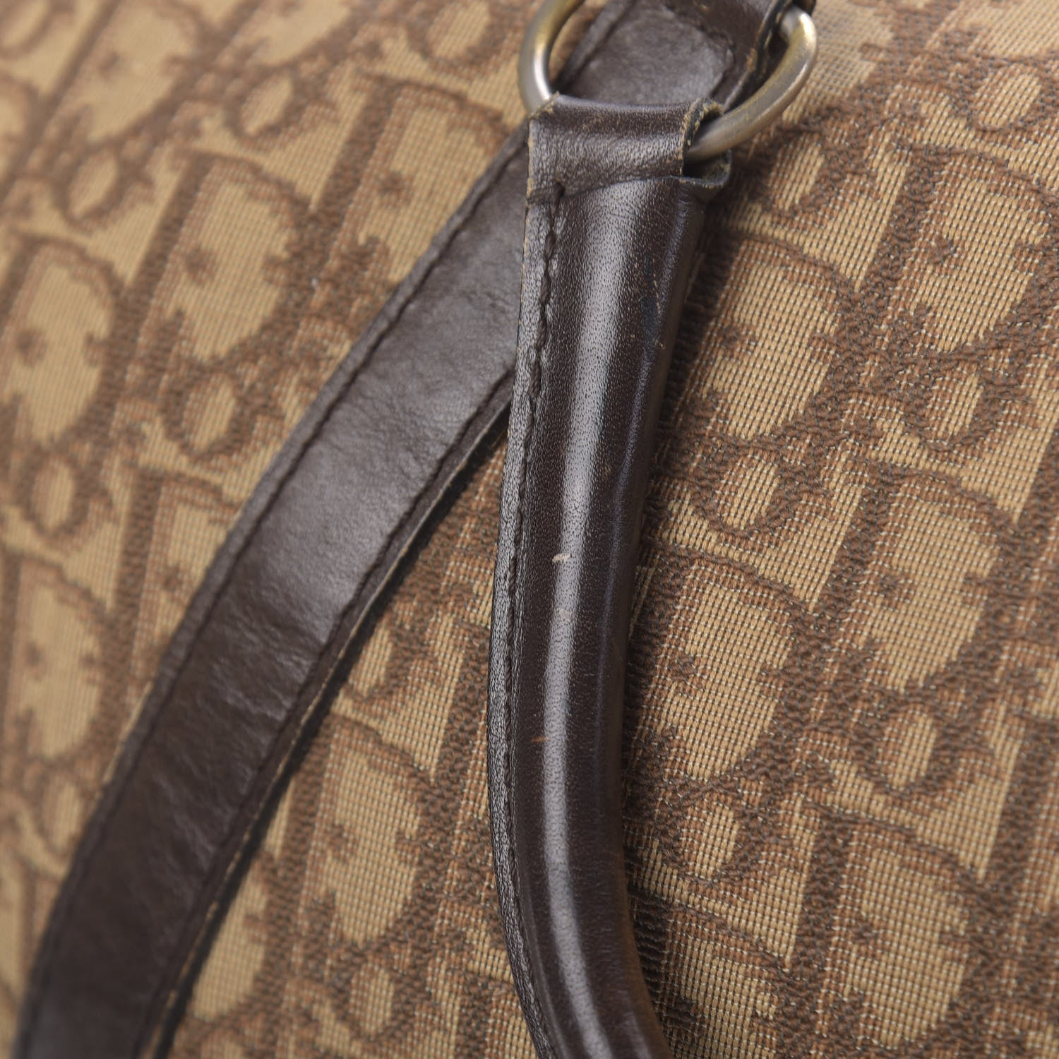 Christian Dior Monogram Duffle Brown 9 of 11