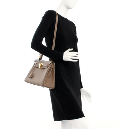 Hermes Togo Kelly Retourne 28 Etoupe 2 of 30