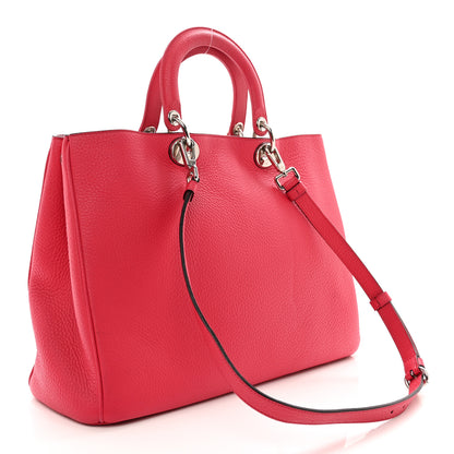 Christian Dior Bullcalf Large Diorissimo Tote Fuchsia 4 of 13