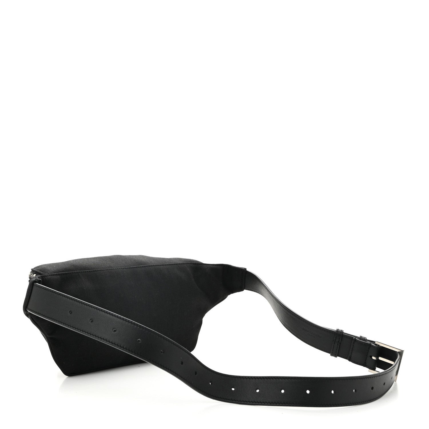 Saint Laurent Canvas Monogram Belt Bag Black 3 of 7