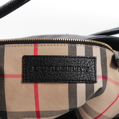 Burberry London Grainy Calfskin Medium Baynard Tote Black 9 of 13