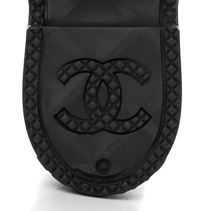 Chanel Caoutchouk CC High Boots 36 Black 8 of 9