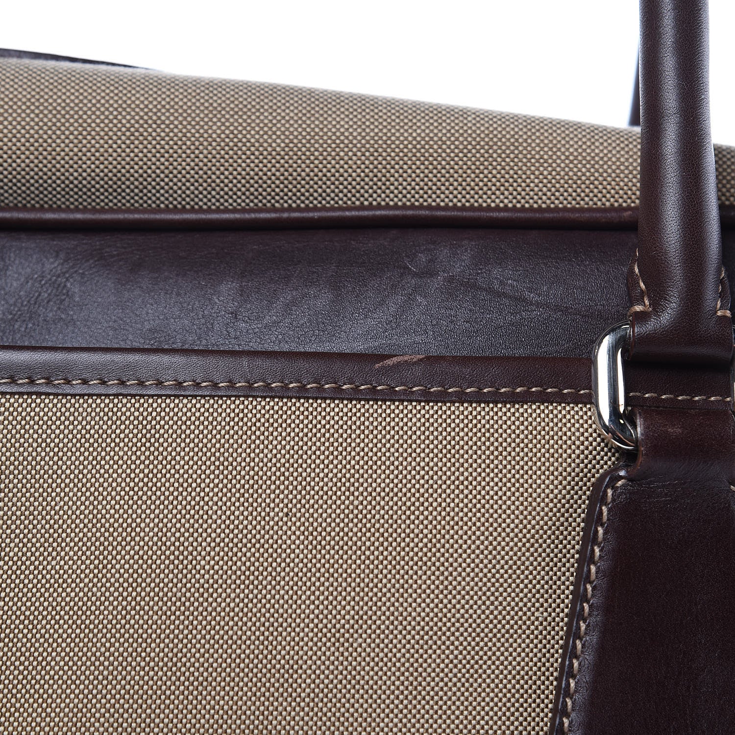 Prada Jacquard Logo Bauletto Corda Moro 17 of 18