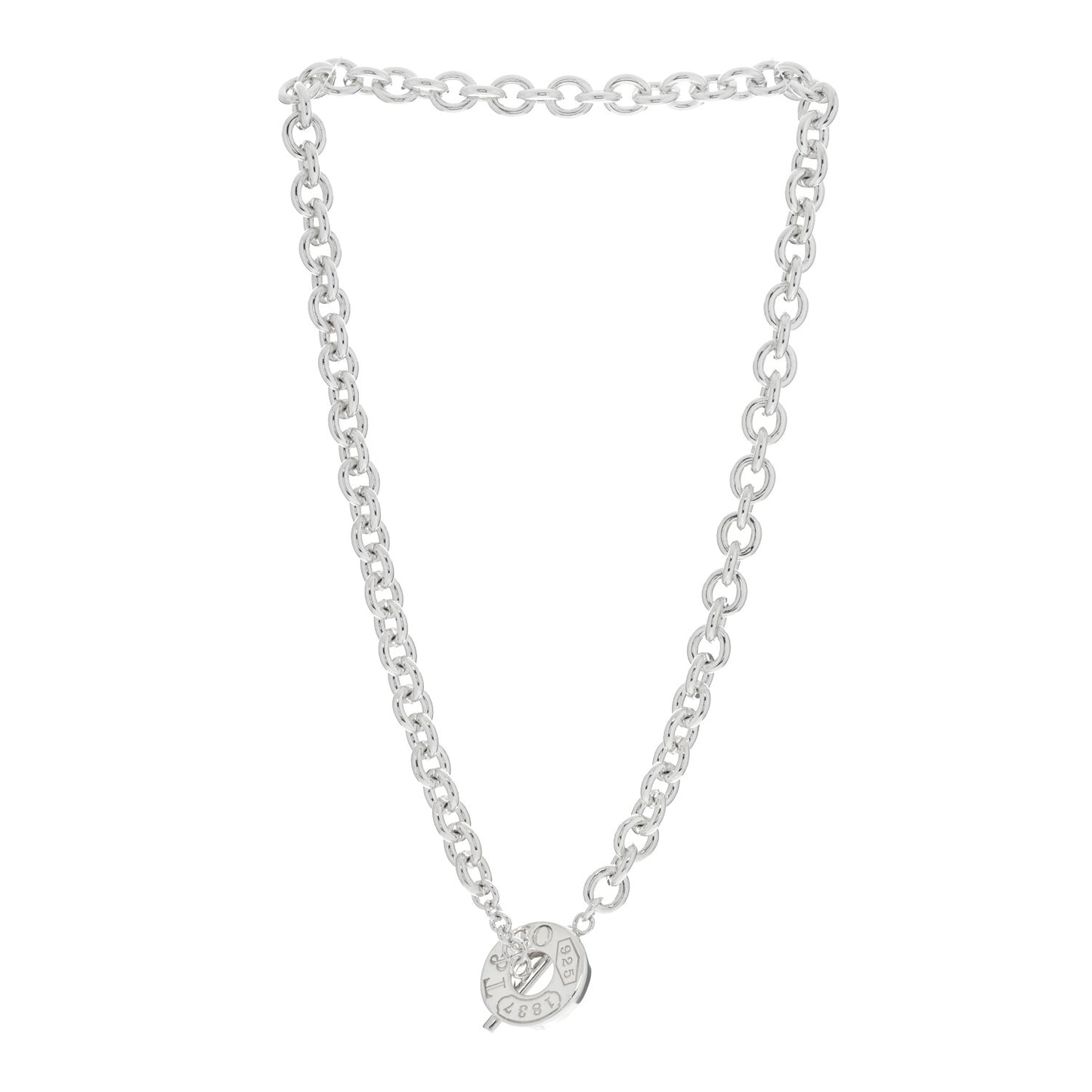 Sterling Silver 1837 Toggle Necklace