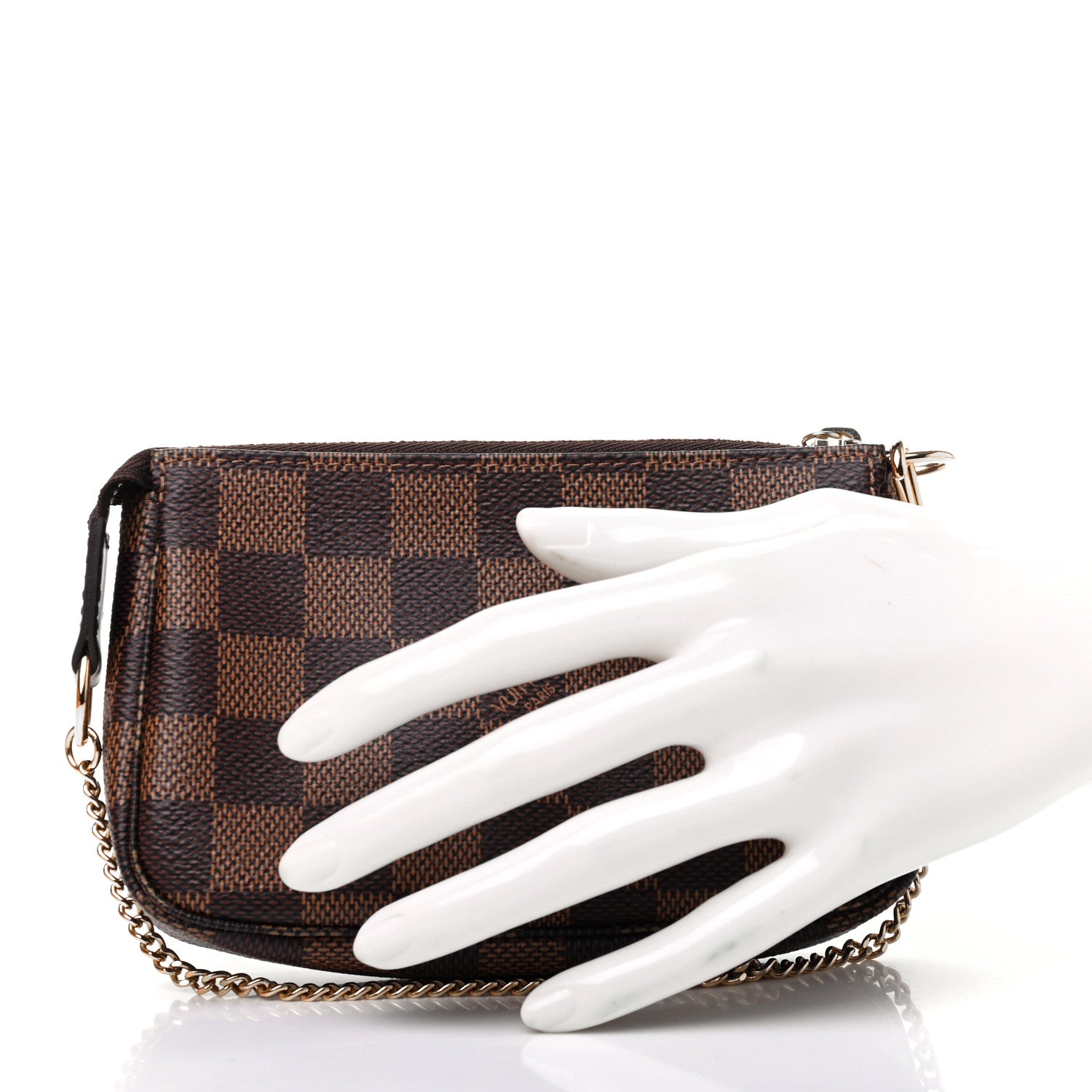 Louis Vuitton Damier Ebene Mini Pochette Accessories 2 of 8