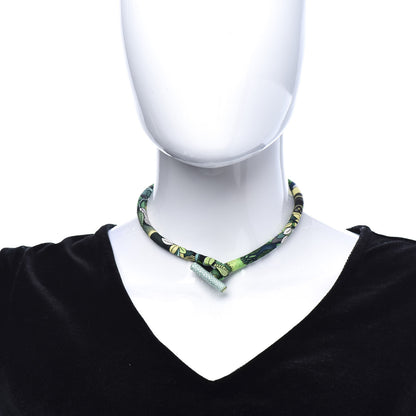 Hermes Silk Collier En Soie Petit H Necklace 2 of 6