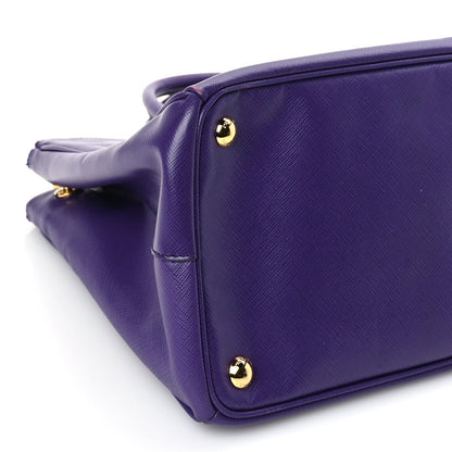Prada Saffiano Medium Galleria Double Zip Tote Viola 7 of 8