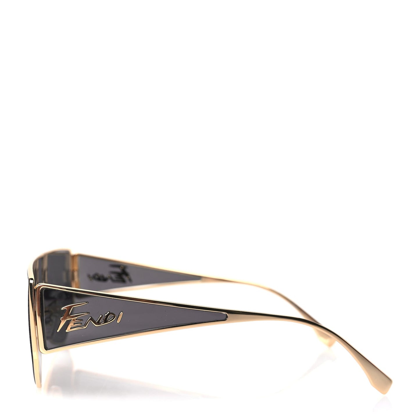 Metal Disco Geometric Sunglasses FE 40051/U Gold