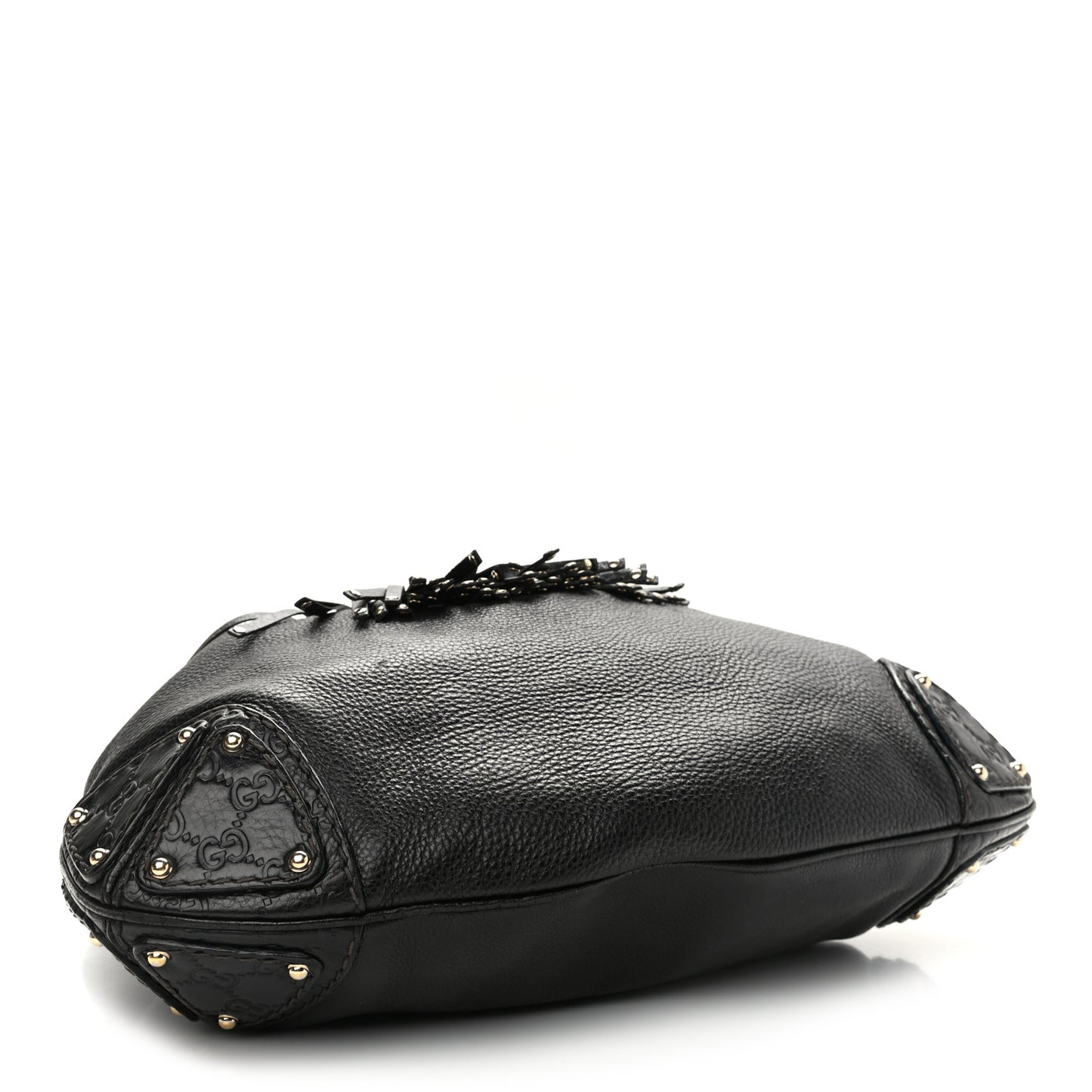 Calfskin Medium Indy Top Handle Hobo Black