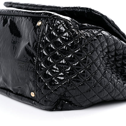 Chanel Vinyl XL Rock and Chain Flap Black 9 of 14