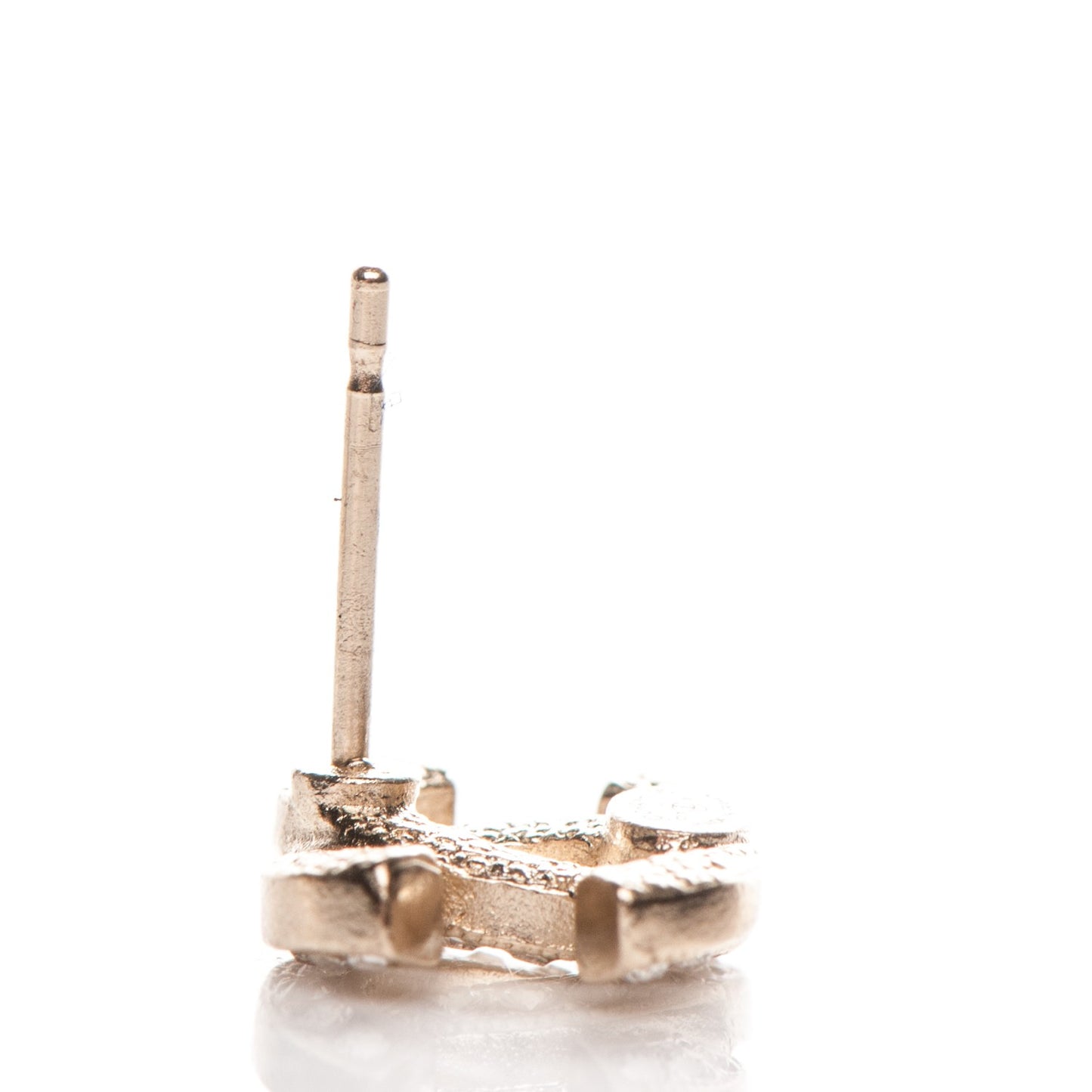 Crystal CC Earrings Gold