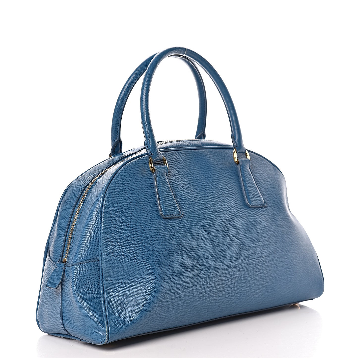 Saffiano Lux Bowling Bag Cobalto
