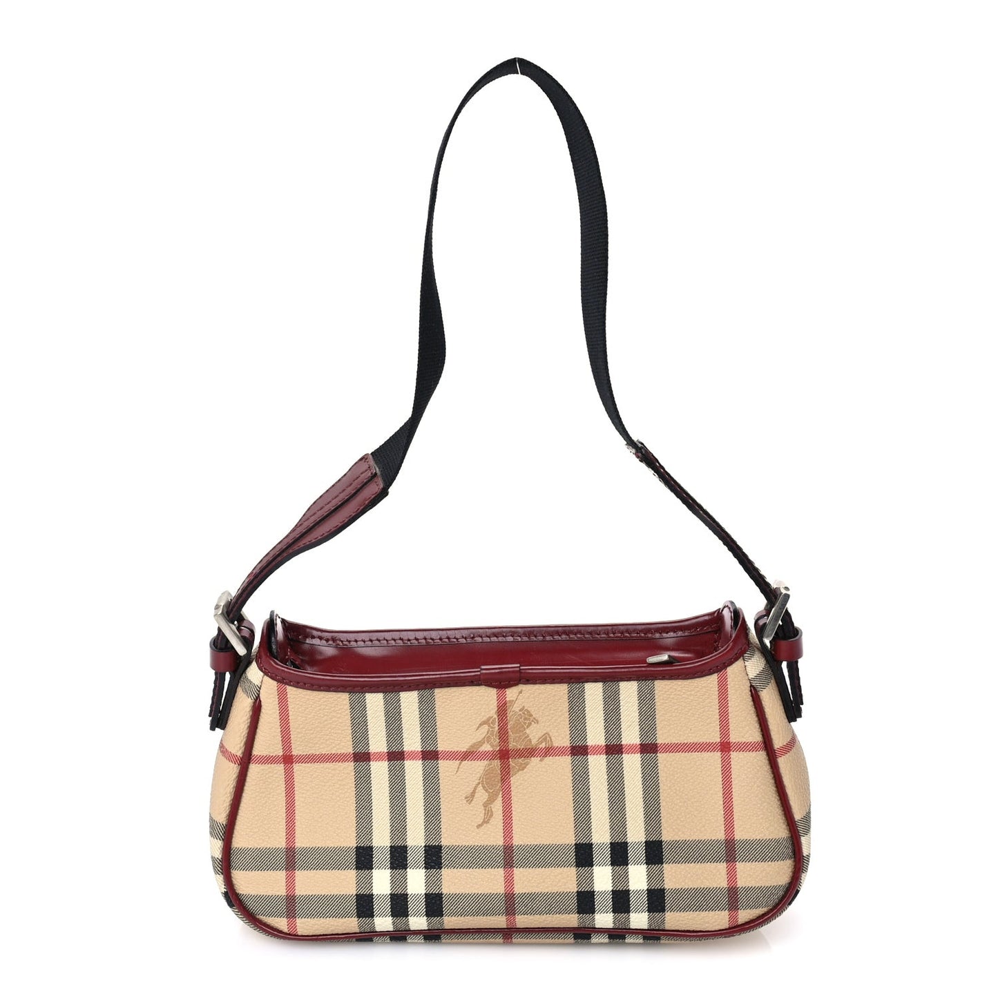 Haymarket Check Shoulder Bag Military Red
