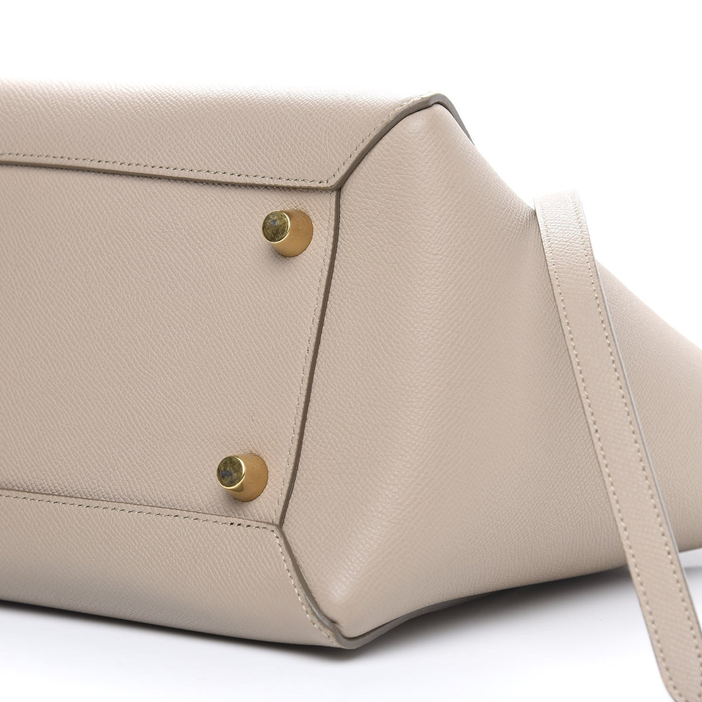 Grained Calfskin Mini Belt Bag Light Taupe