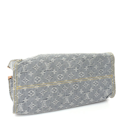 Louis Vuitton Monogram Denim Onthego MM Washed Gray 3 of 8