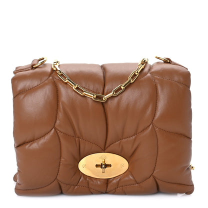Mulberry Nappa Pillow Quilted Little Softie Bag Tobacco Brown 1 of 8