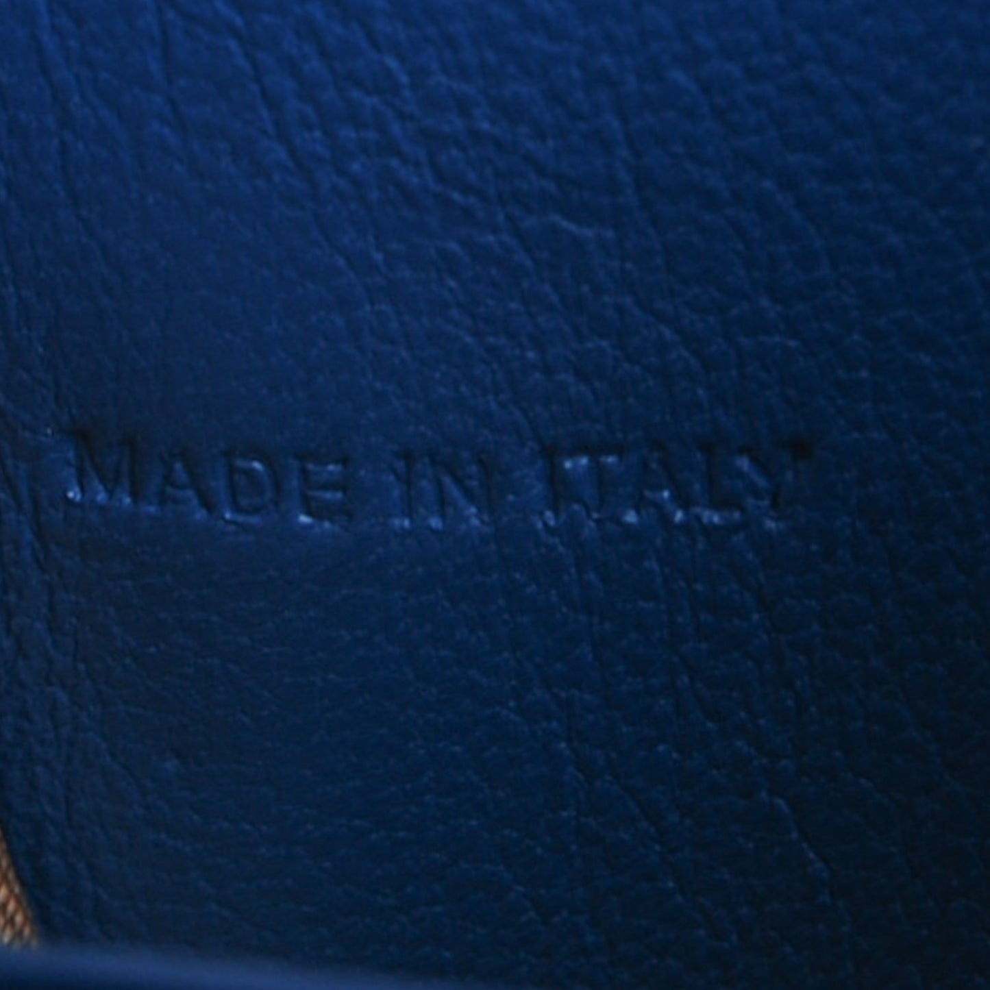 Sugar Goatskin Pandora Chain Wallet Dark Blue