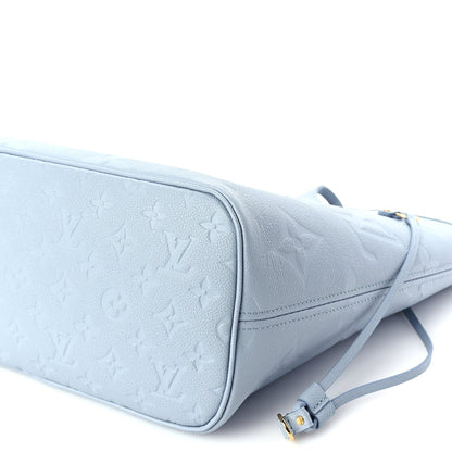 Louis Vuitton Empreinte Monogram Giant Neverfull MM Blue Hour 9 of 9