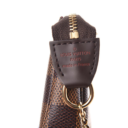 Louis Vuitton Damier Ebene Mini Pochette Accessories 6 of 8