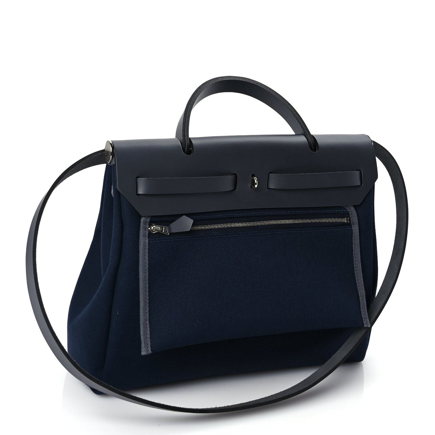 Military Toile Vache Hunter Herbag Zip Retourne 31 PM Bleu Marine Black