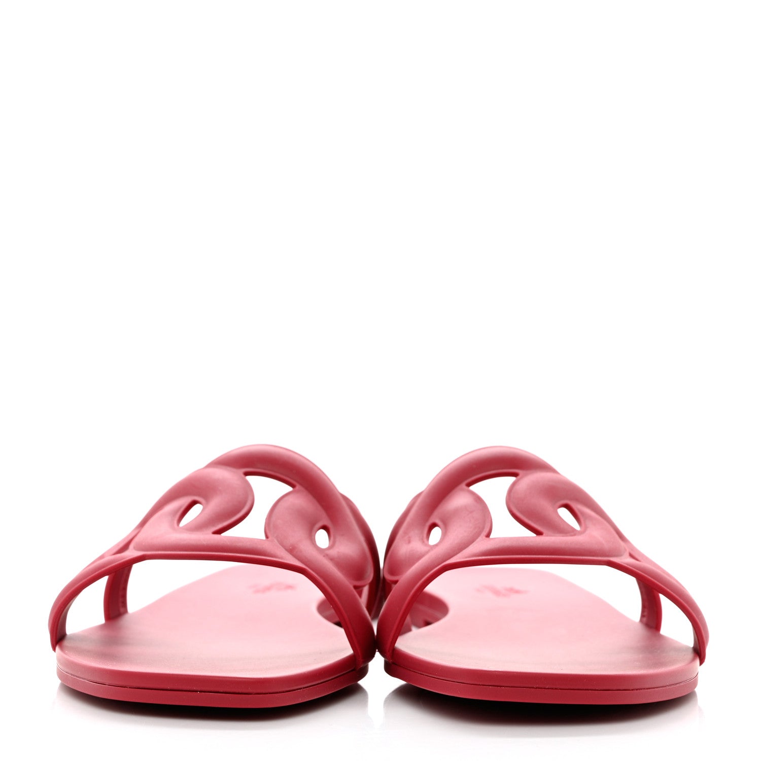 Hermes Rubber Aloha Sandals 40 Rose Baie 2 of 9