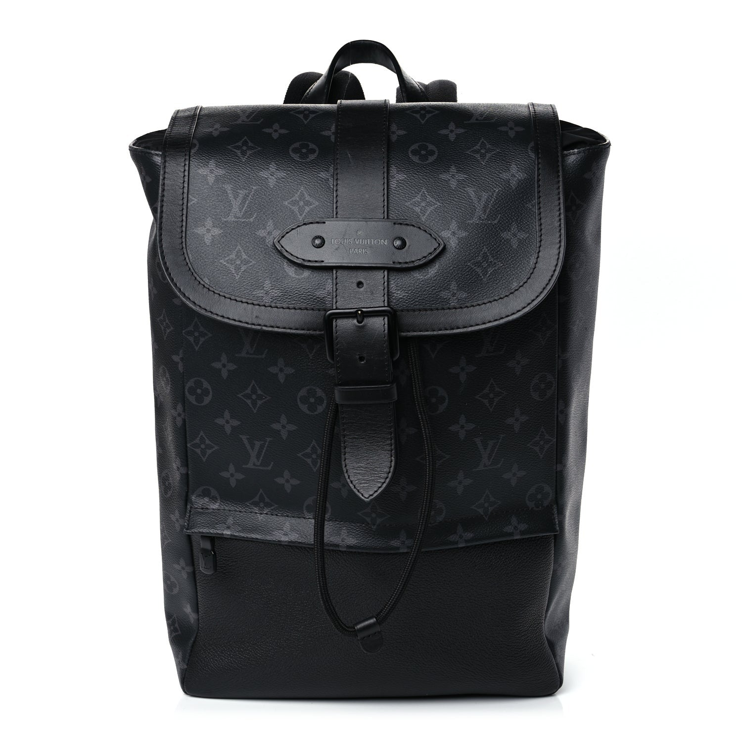 Louis Vuitton Monogram Eclipse Saumur Backpack 1 of 9