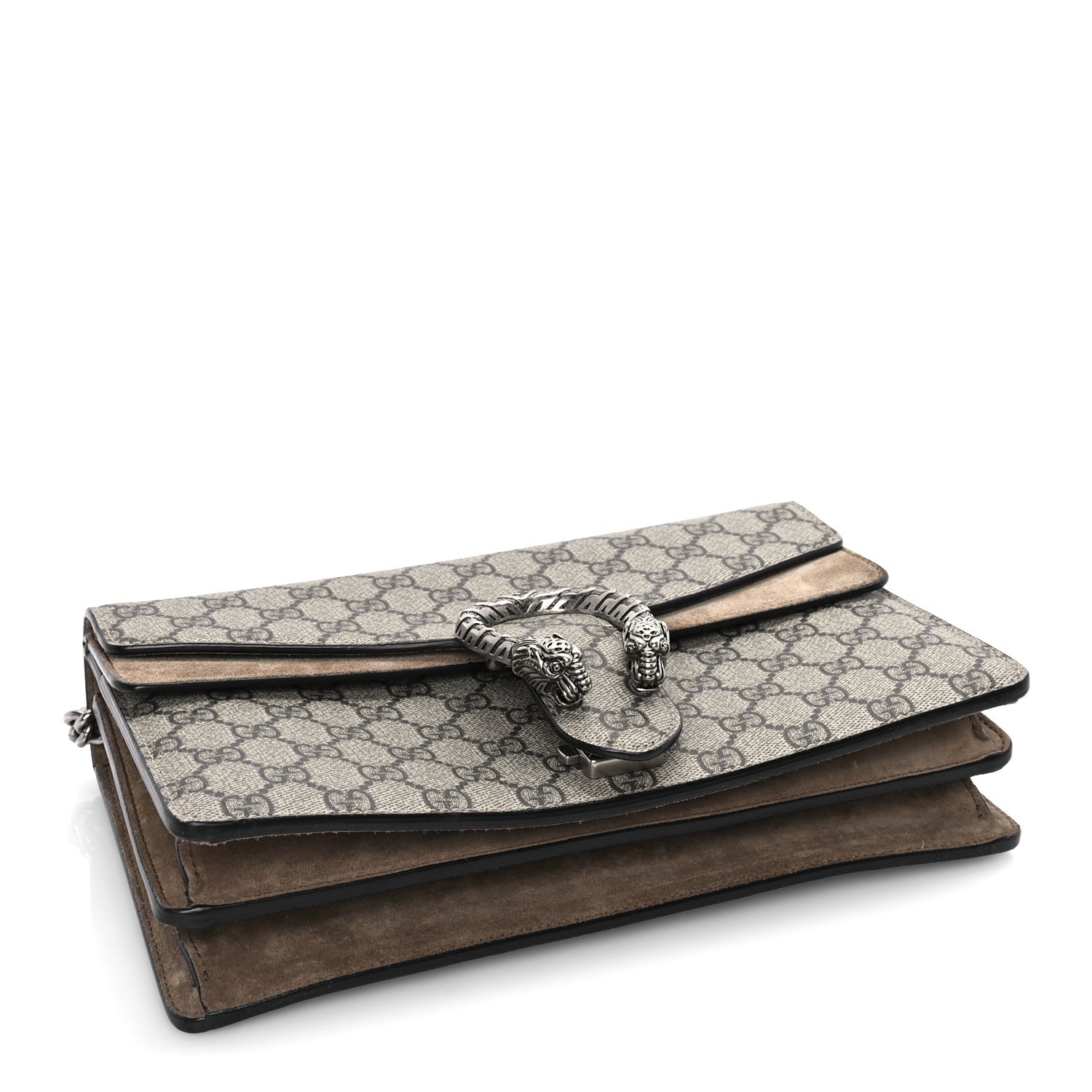 Gucci GG Supreme Monogram Small Dionysus Shoulder Bag Taupe 3 of 7