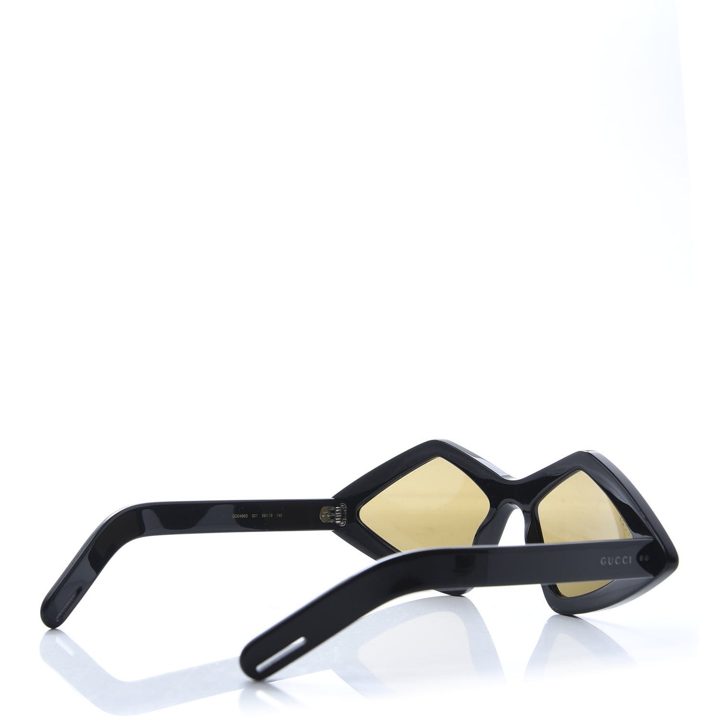 Acetate Geometric Sunglasses GG0496S Black