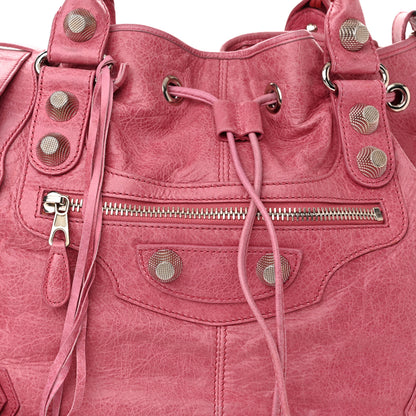 Balenciaga Agneau Giant 21 Silver Hardware Pompon Framboise 8 of 13