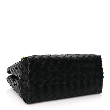 Bottega Veneta Nappa Intrecciato Small Andiamo Shoulder Bag Black 3 of 8