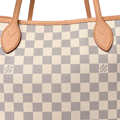 Louis Vuitton Damier Azur Neo Neverfull Rose Ballerine 6 of 8