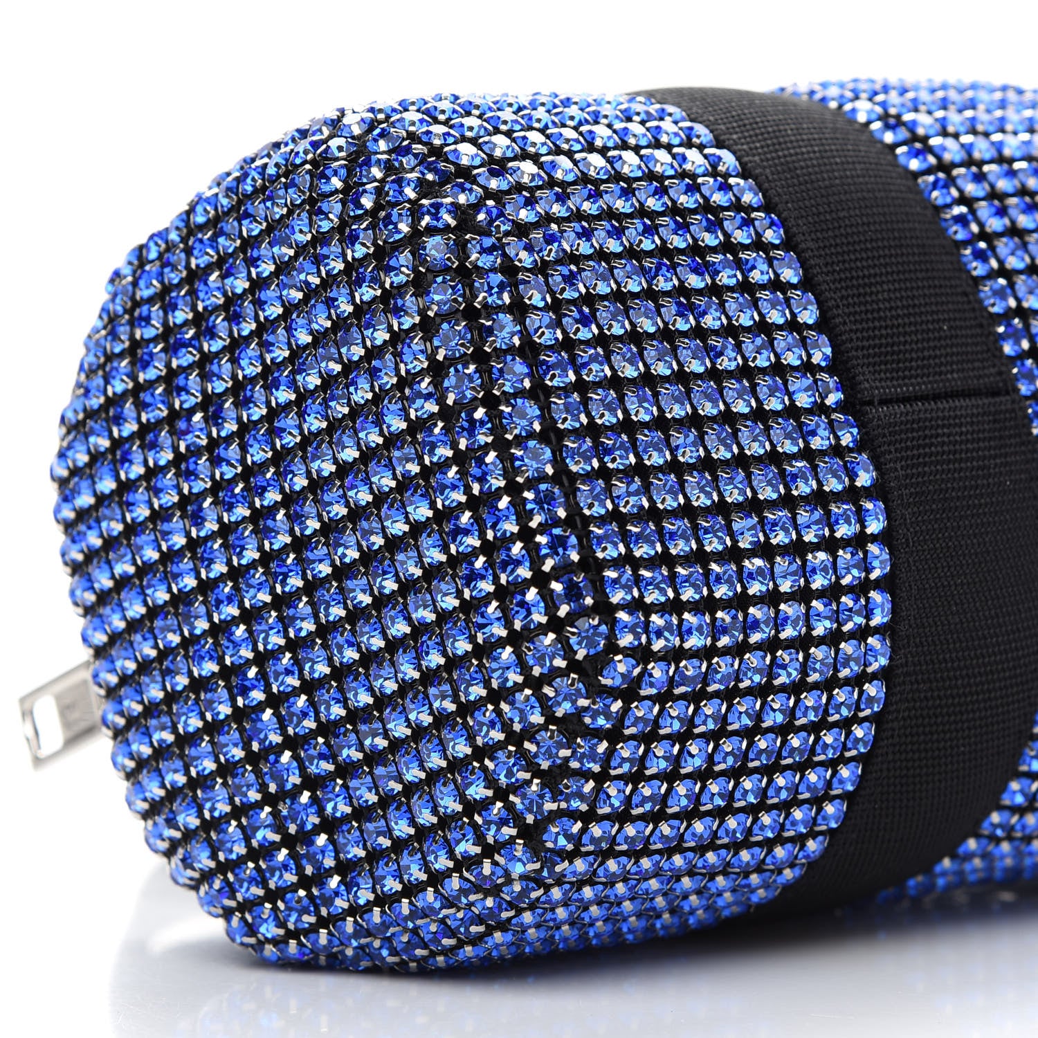 Alexander Wang Mesh Crystal Rhinestone Mini Cruiser Duffle Cobalt 8 of 9