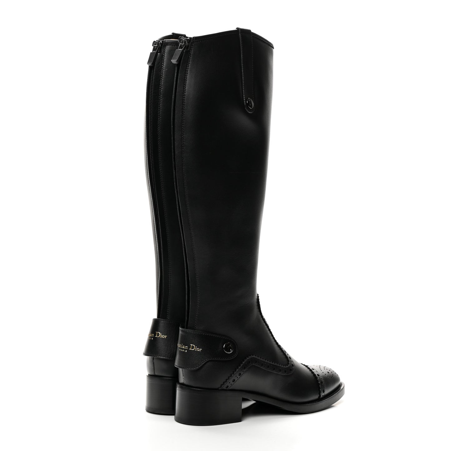 Calfskin D-Folk Boot 36 Black