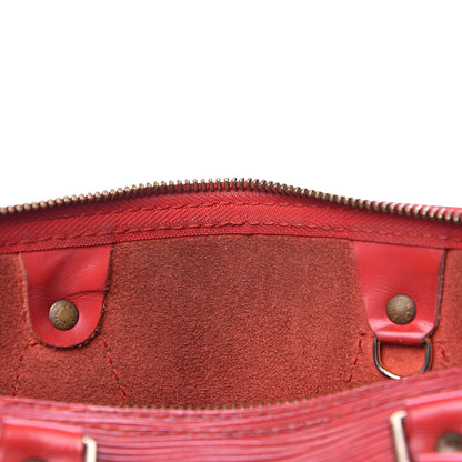 Louis Vuitton Epi Speedy 25 Castillan Red 8 of 16