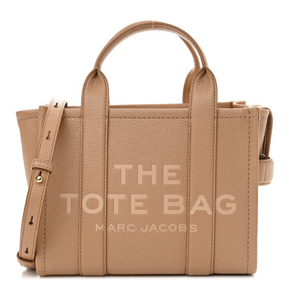 Marc Jacobs Grained Calfskin Small The Tote Bag Camel 1 of 10