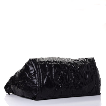 Chanel Nylon Quilted Large Coco Cocoon Tote Black 3 of 4