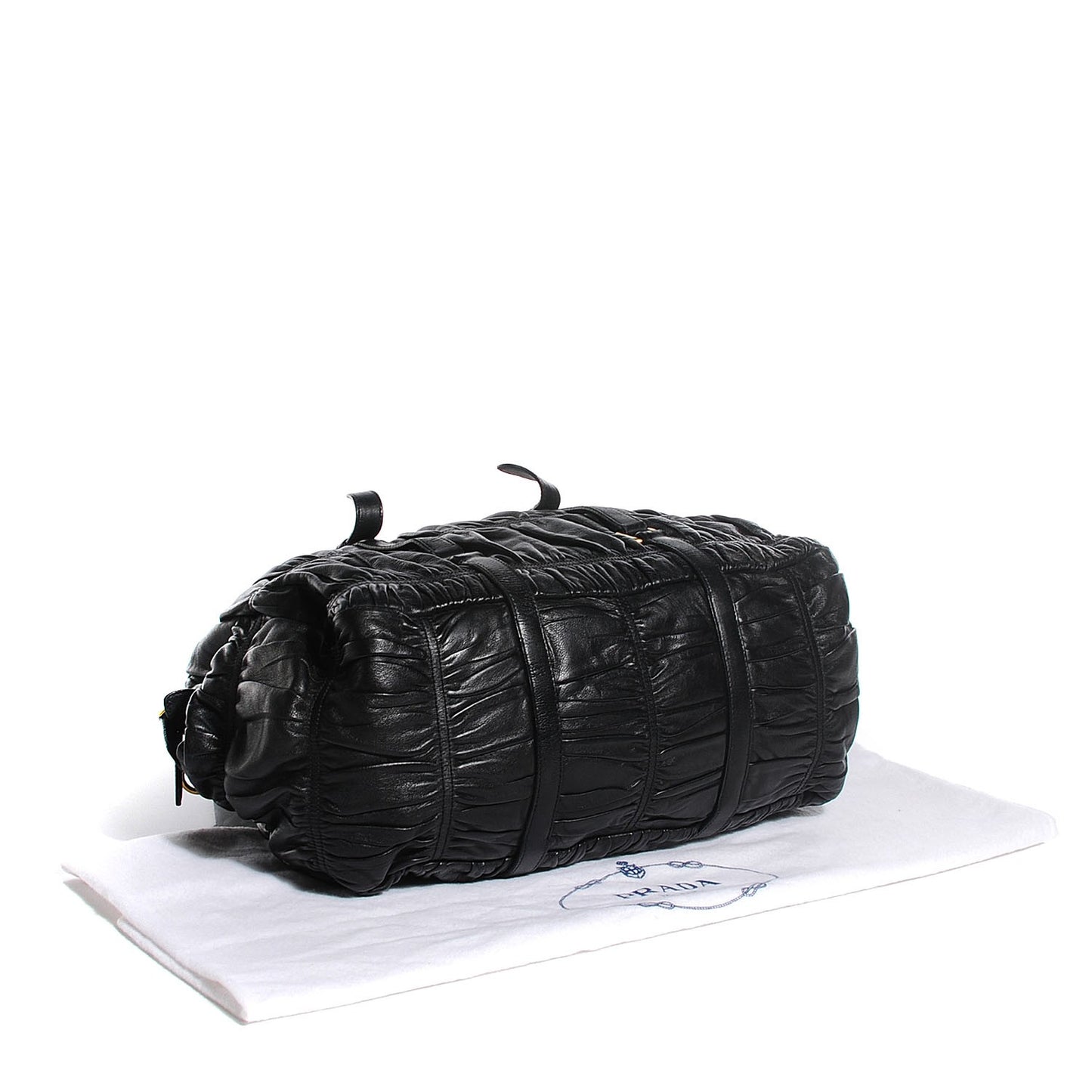 Nappa Gaufre Tote Nero Black