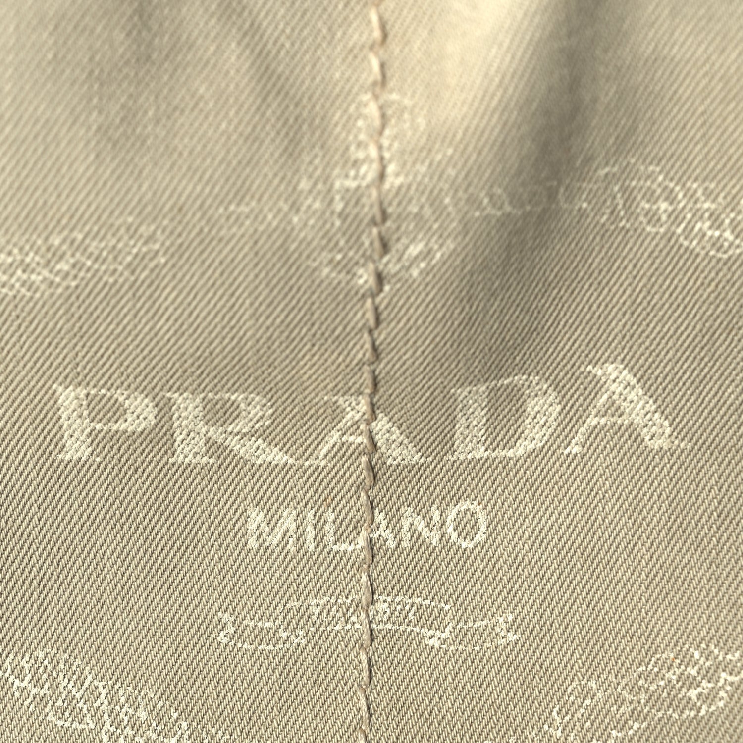 Prada Canvas Canapa Logo Tote Corda 6 of 8