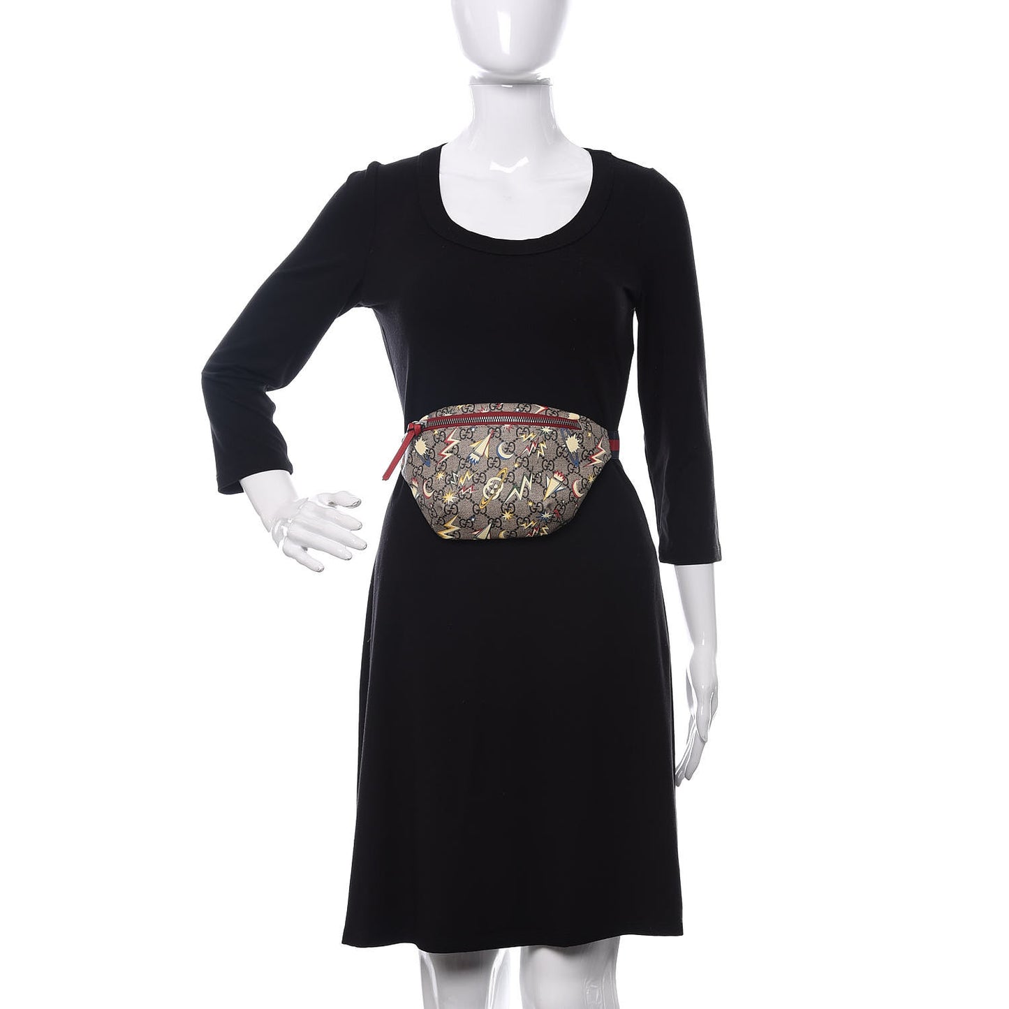 GG Supreme Monogram Childrens Space Print Belt Bag Multicolor