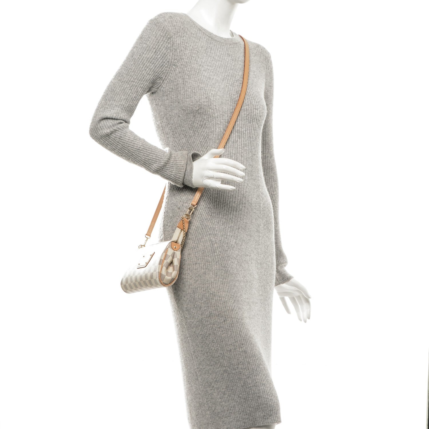 Louis Vuitton Damier Azur Eva Clutch 2 of 7