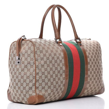 Gucci Monogram Web Duffle Bag 3 of 21
