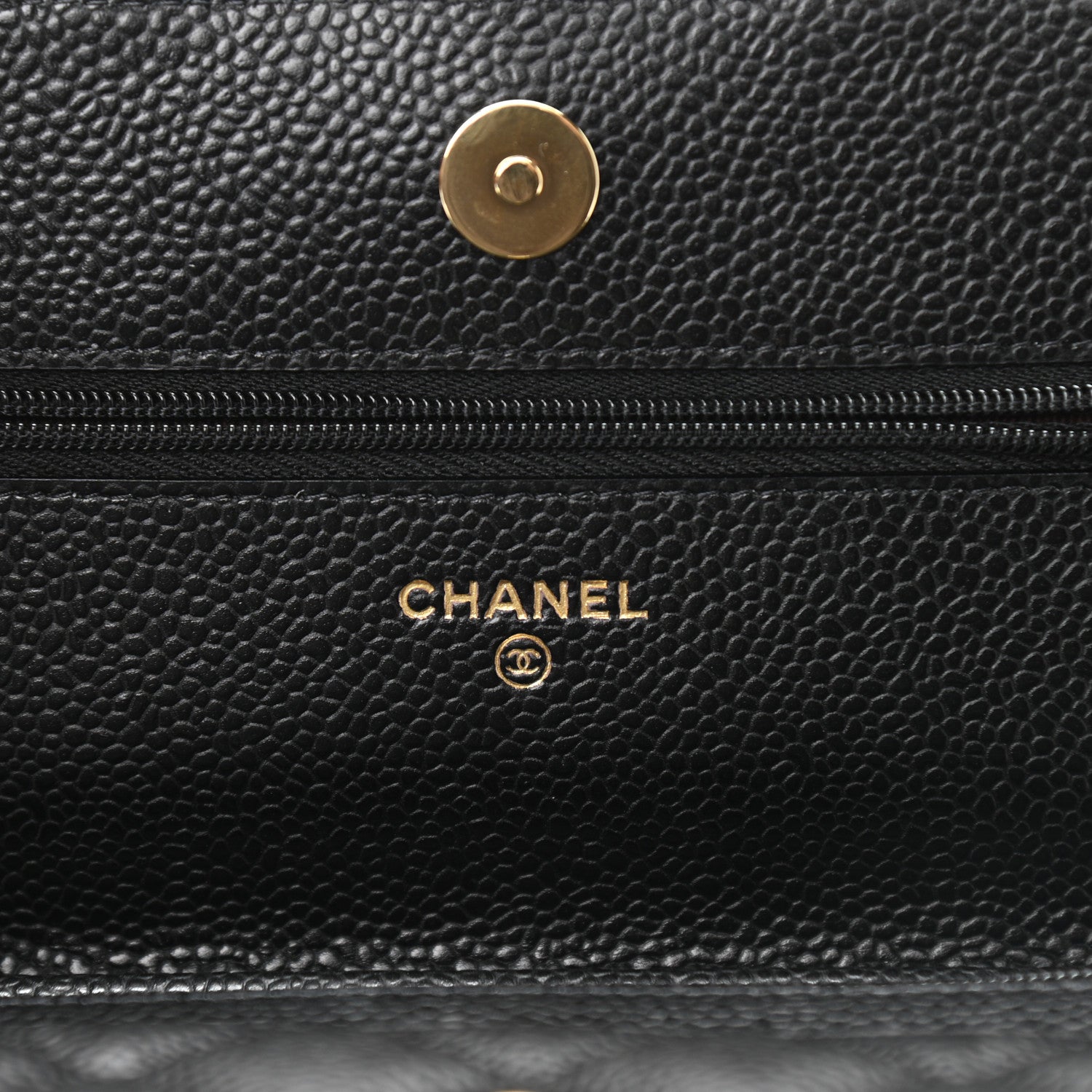 Chanel Caviar Quilted Wallet On Chain WOC Black 6 of 11