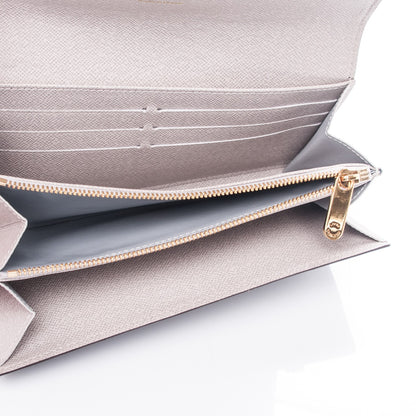 Louis Vuitton Monogram Dentelle Sarah Wallet Silver 5 of 7