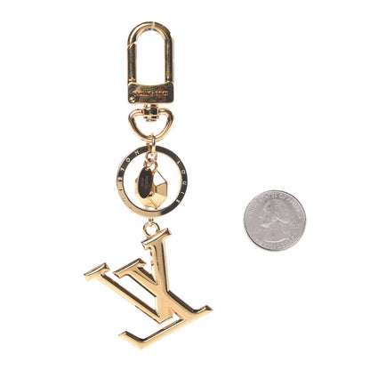 Louis Vuitton LV Facettes Bag Charm Key Holder Gold 2 of 5