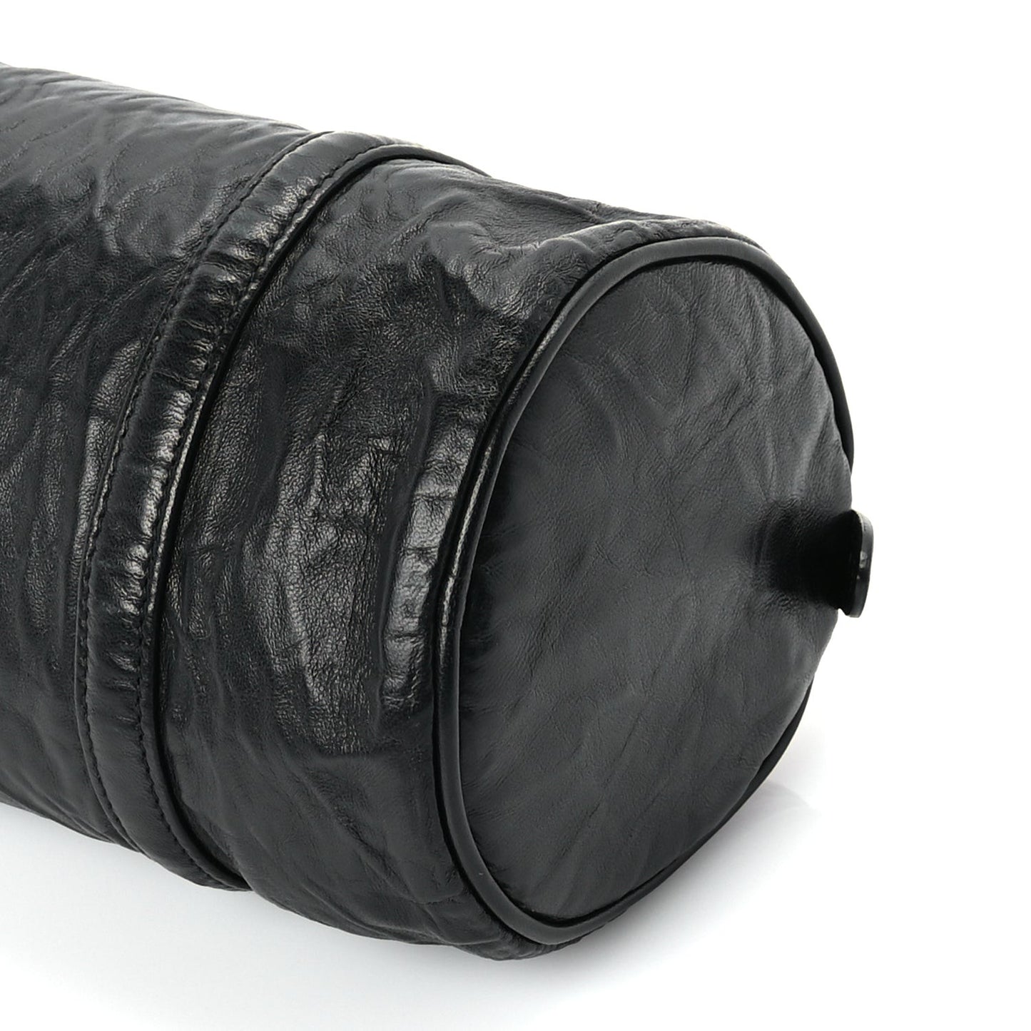 Nappa Antique Re-Edition 2002 Barrel Shoulder Bag  Black