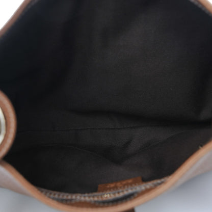 Gucci Calfskin Monogram Piston Lock Jackie O Hobo Tan 7 of 15