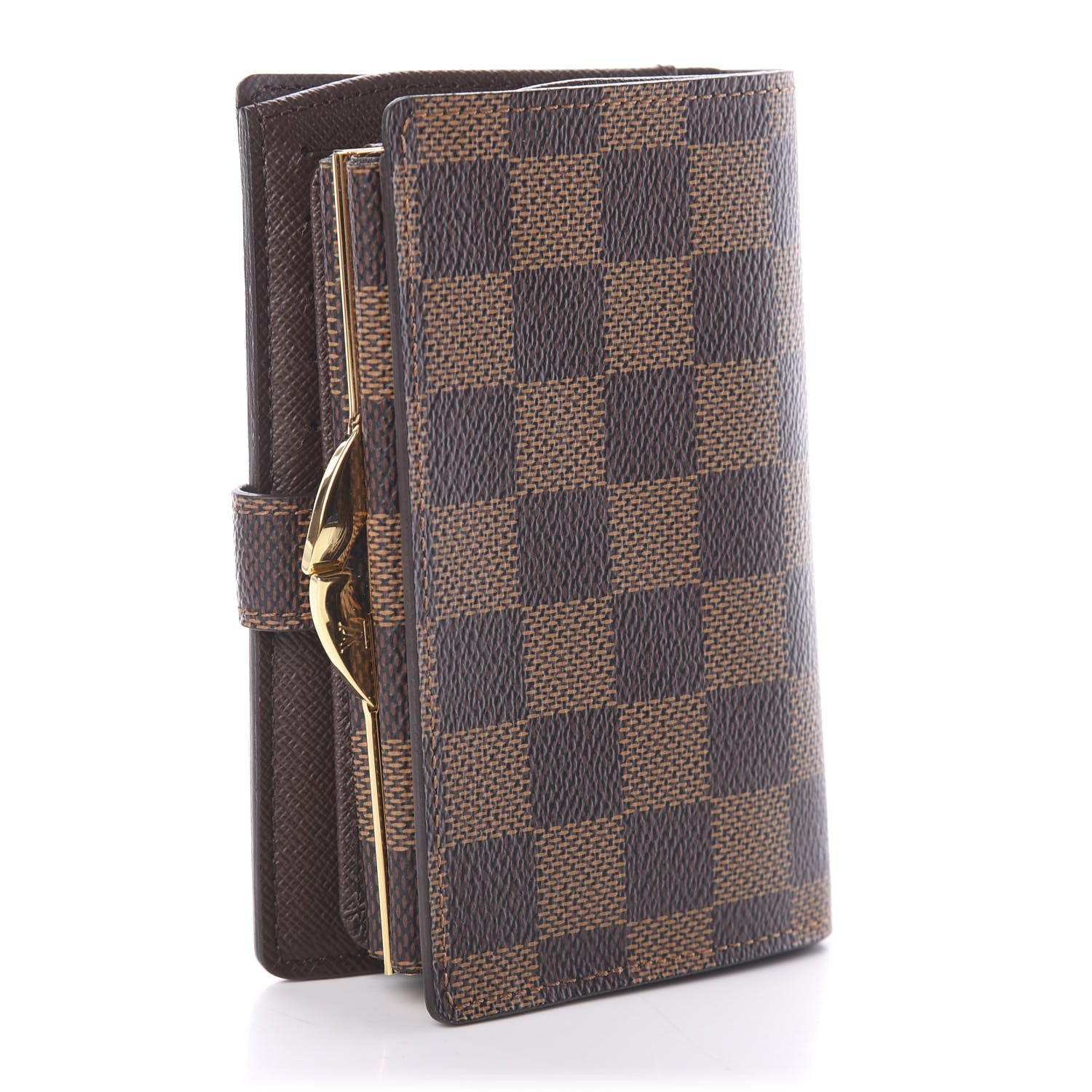Louis Vuitton Damier Ebene French Purse Wallet 2 of 6