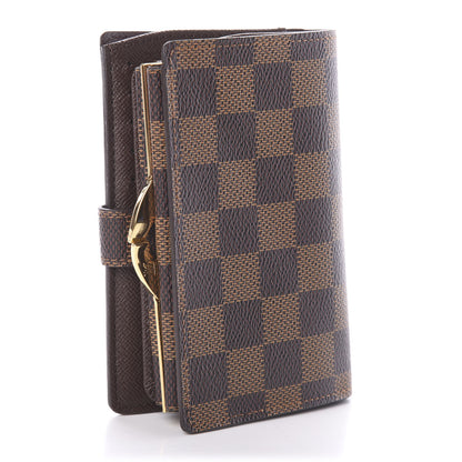 Louis Vuitton Damier Ebene French Purse Wallet 2 of 6