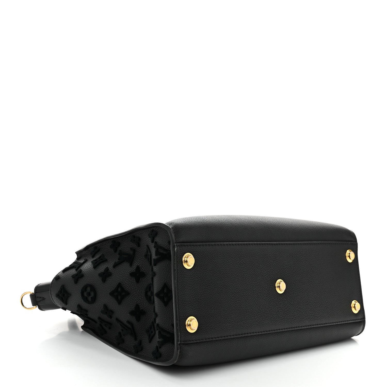 Louis Vuitton Calfskin Monogram Tufting On My Side Black 4 of 9